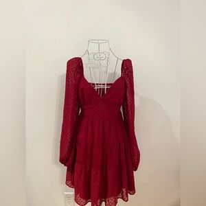Red women’s dress